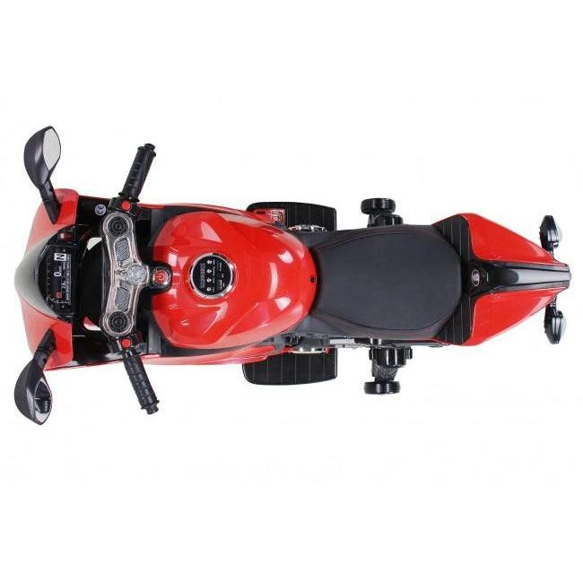 Rev Up! 12V Ducati Ride-On Motorcycle: Metallic Dream Machine for Kids - Get Rolling!