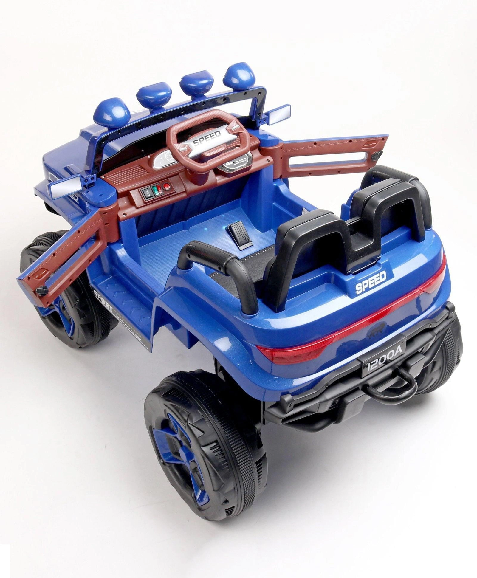 Bugatti Jeep for Kids Off-Road Adventure Ride with Remote Control & Cool Start!