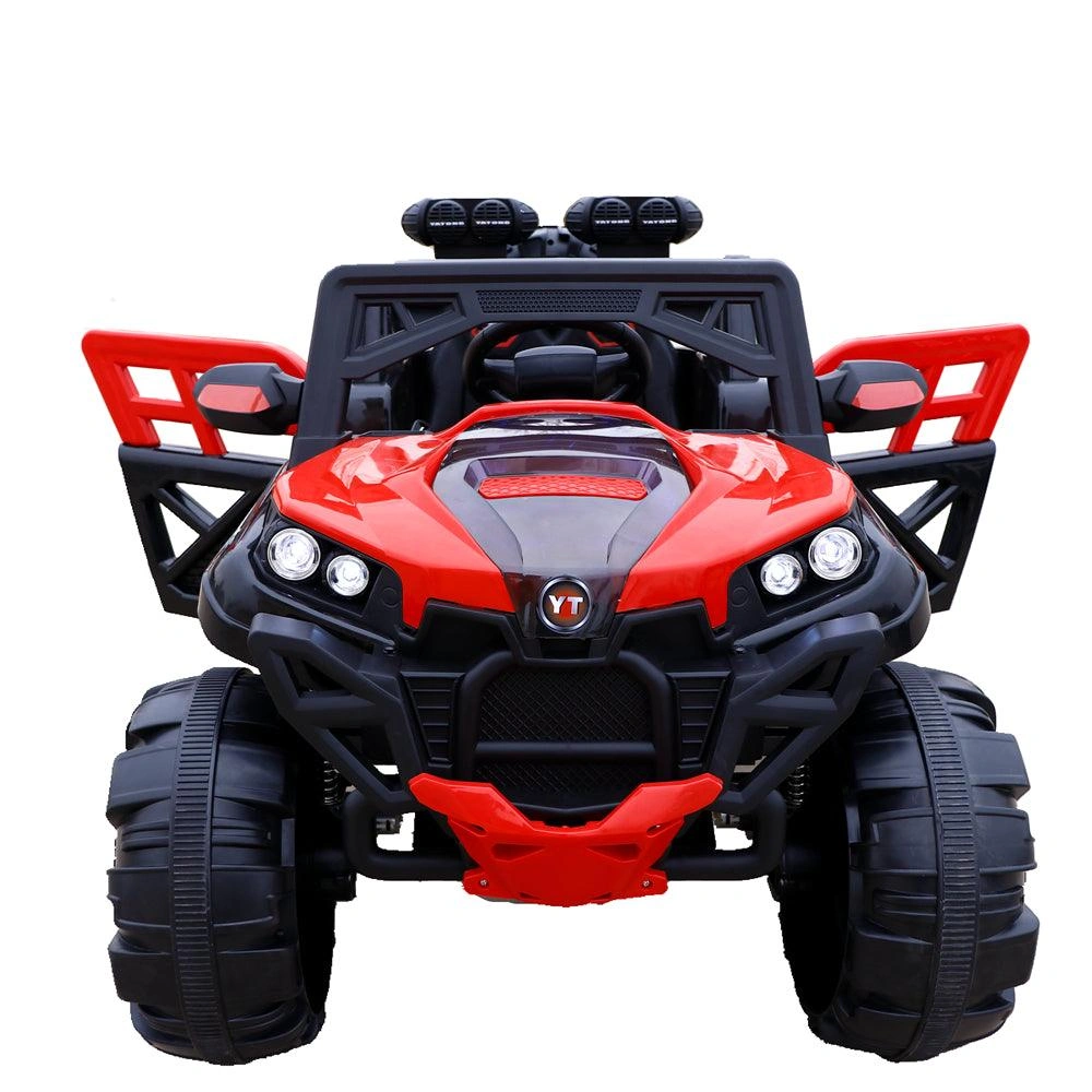 Off-Road Adventure Ready Jeep: 2.4G Remote, Inflatable Tires, 4x4 Fun for Kids!
